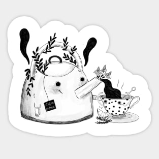 Happy Teapot Sticker